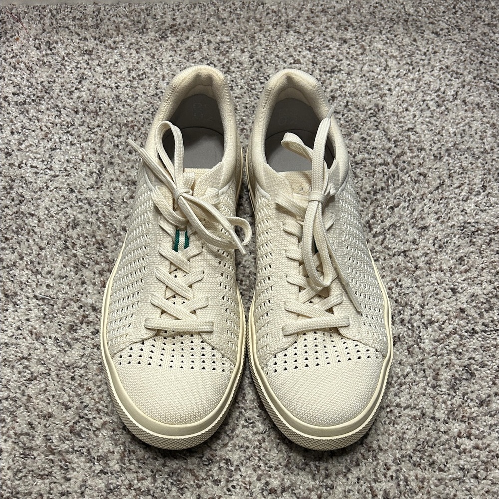 Rothy’s |  Courtside White Lace-ups